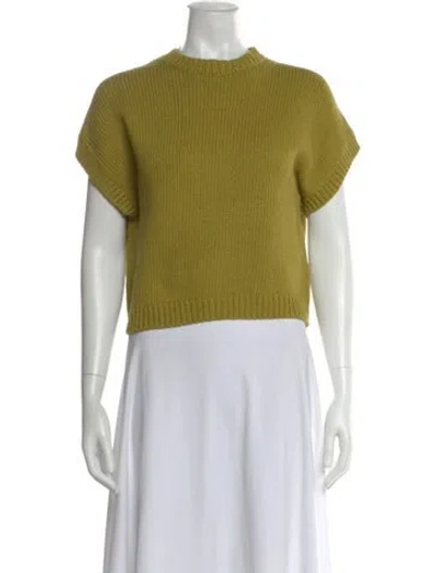 Pre-owned Organic By John Patrick Crew Neck Sweater In Neutral