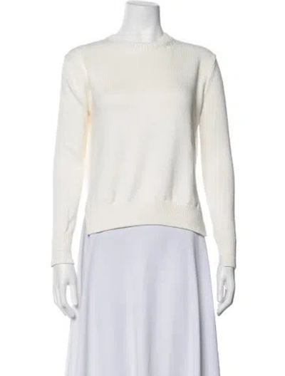 Pre-owned Organic By John Patrick Crew Neck Sweater In Neutrals
