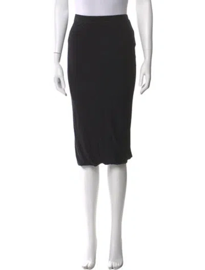 Pre-owned Organic By John Patrick Knee-length Skirt In Black