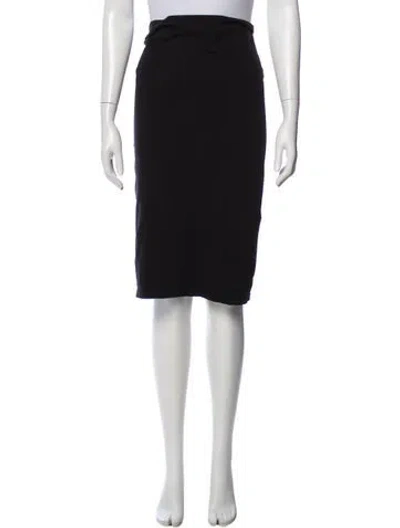 Pre-owned Organic By John Patrick Knee-length Skirt In Gray