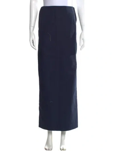 Pre-owned Organic By John Patrick Long Skirt In Blue