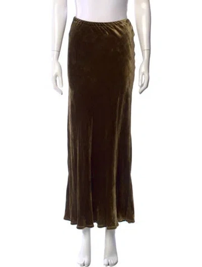 Pre-owned Organic By John Patrick Long Skirt In Green