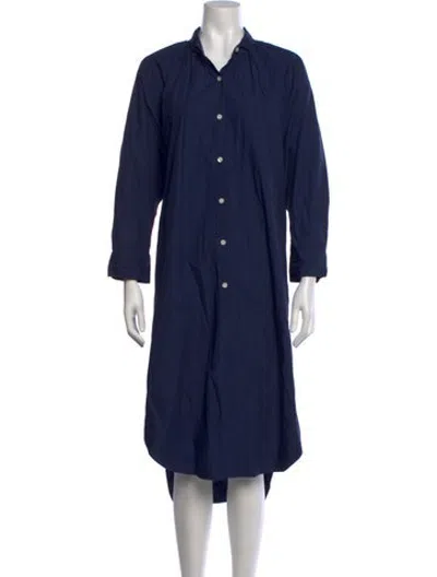 Pre-owned Organic By John Patrick Midi Length Dress In Blue