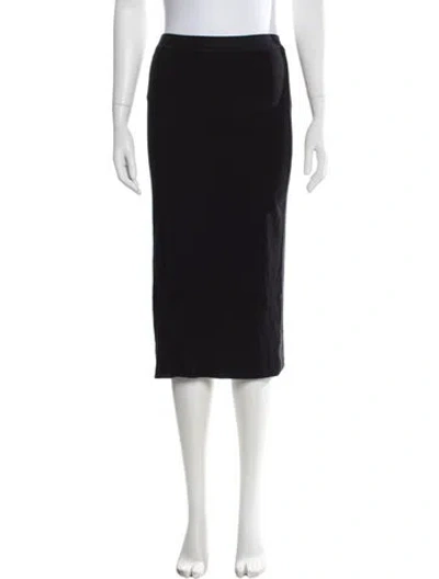 Pre-owned Organic By John Patrick Midi Length Skirt In Black