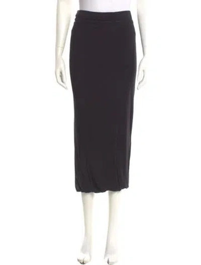 Pre-owned Organic By John Patrick Midi Length Skirt In Gray