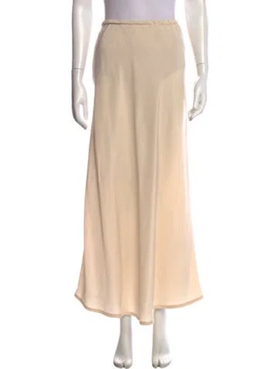 Pre-owned Organic By John Patrick Midi Length Skirt In Neutral