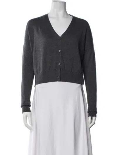 Pre-owned Organic By John Patrick V-neck Sweater In Black