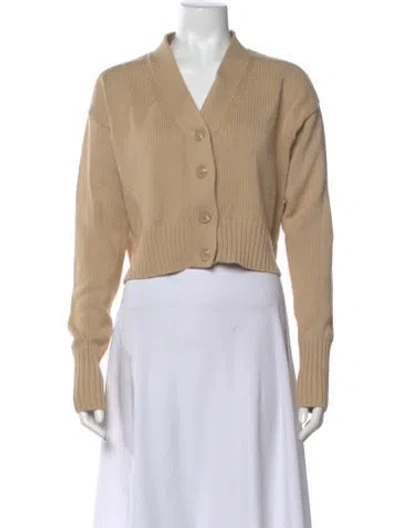 Pre-owned Organic By John Patrick V-neck Sweater In Neutral