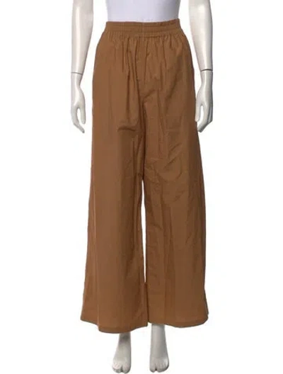 Pre-owned Organic By John Patrick Wide Leg Pants In Neutrals