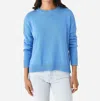 Organic By John Patrick Wide Pullover In Sky Blue In Blue