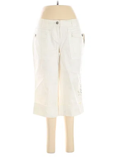 Pre-owned Organic Cargo Pants In White