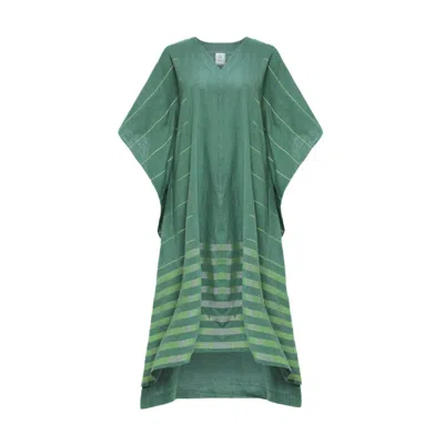 Organic Hanger Women's Green Emerald Haven Kaftan