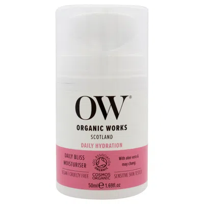 Organic Works Daily Hydration Daily Bliss Moisturiser By  For Unisex - 1.69 oz Cream In Multi