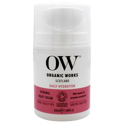 Organic Works Daily Hydration Renewal Night Cream By  For Unisex - 1.69 oz Cream In Multi