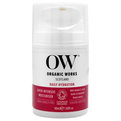 Organic Works Daily Hydration Super Intensive Moisturiser By  For Unisex - 1.69 oz Cream In Multi