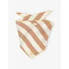 Organic Zoo Red White Stripes Kids' Stripe-print Scout Cotton Scarf