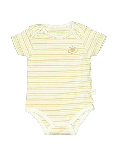 Pre-owned Organically Grown Babies' Short Sleeve Onesie In Green