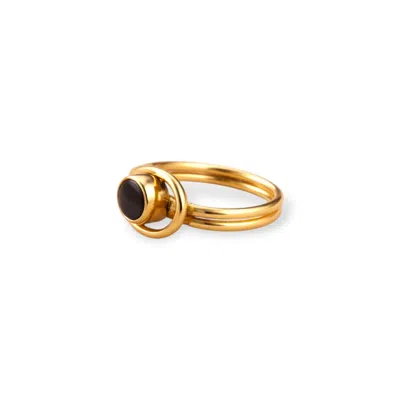 Oriaku Studio Women's Kelu Ring - Gold Plated - Handcrafted In Kenya