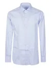 Orian Button-down Cotton Shirt In Blue