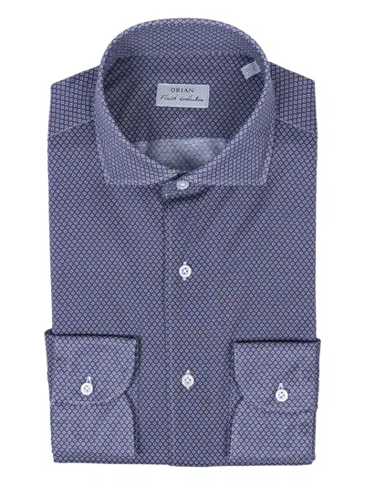 Orian Button-fastening Shirt In Blue