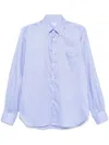 Orian Cotton Shirt In Blue