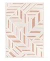 Orian Crochet Tread Area Rug, 7'10 X 10'10 In Orange