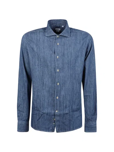Orian Faded-effect Long-sleeve Shirt In Multi