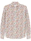Orian Floral-print Shirt In White