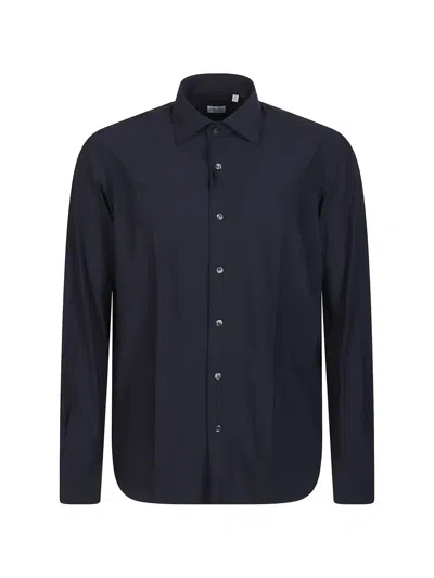 Orian Long-sleeve Buttoned Shirt In Blue