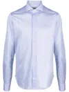 Orian Long Sleeve Slim Shirt In Blue