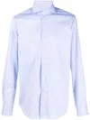 Orian Long Sleeve Slim Shirt In Blue