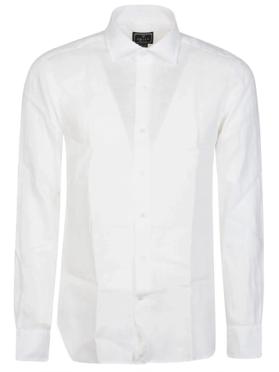 Orian Long Sleeve Slim Shirt In Bianco
