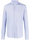 Orian Long Sleeve Slim Shirt In Blue