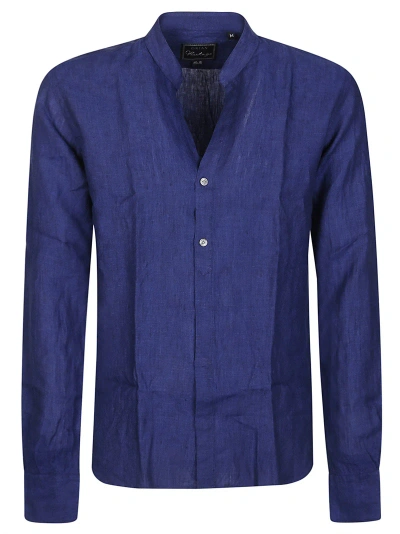 Orian Long Sleeve Washed Shirt In Bluette