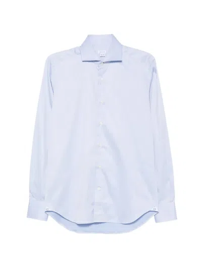 Orian Long-sleeve Button-up Shirt In Blue