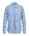 Orian Man Shirt Azure Size 16 ½ Cotton