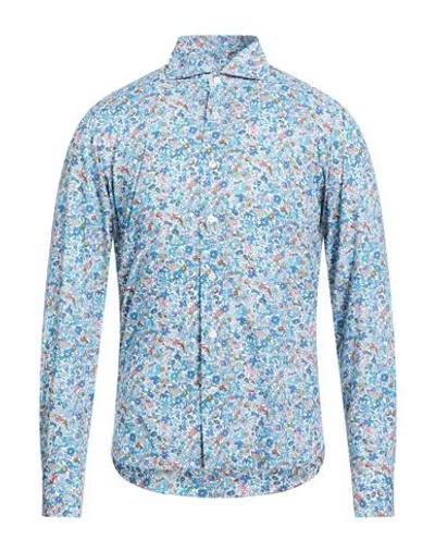 Orian Man Shirt Blue Size 16 ½ Cotton