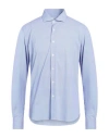 Orian Man Shirt Light Blue Size 16 Polyamide, Elastane In Blue