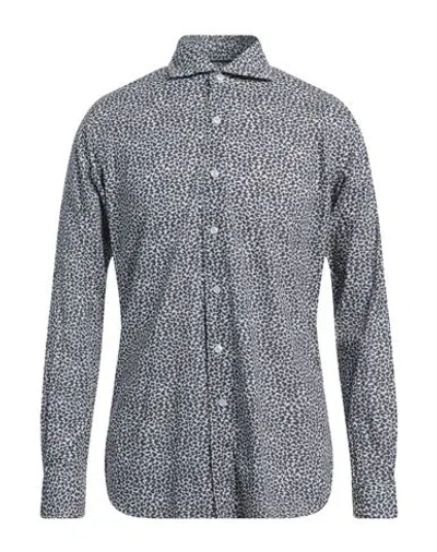 Orian Man Shirt Midnight Blue Size 16 Cotton