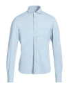 Orian Man Shirt Sky Blue Size 15 ½ Polyamide, Elastane