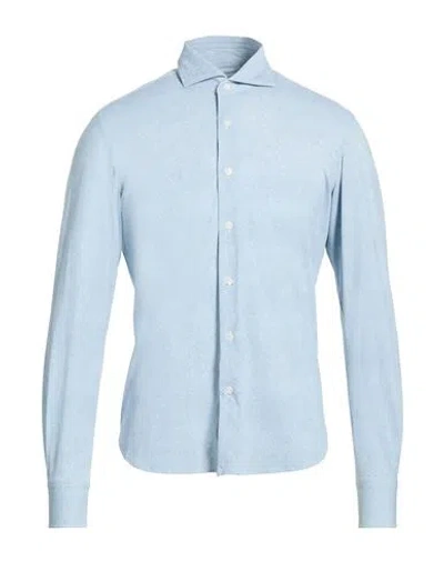 Orian Man Shirt Sky Blue Size 15 ½ Polyamide, Elastane