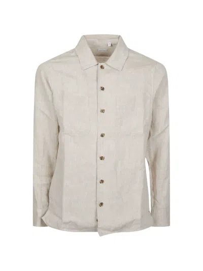 Orian Patch-pocket Linen Shirt In Neutral