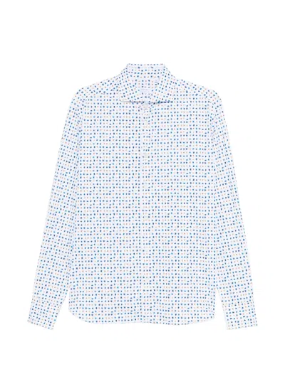 Orian Patterned Shirt In Blue