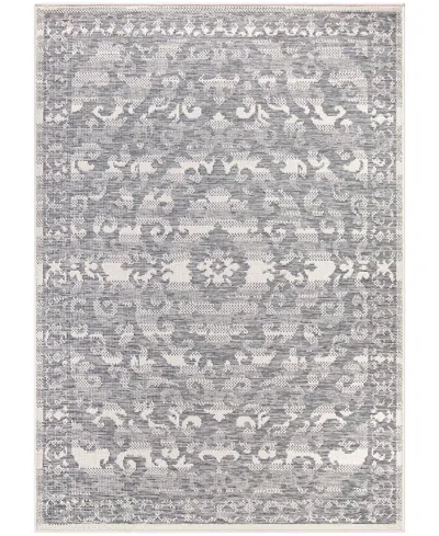 Orian Rugs Closeout! Knitweave Indoor, Outdoor Nimsie 7'10" X 10'10" Area Rug In Ivory,mist