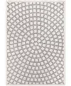Orian Rugs Closeout! Knitweave Indoor, Outdoor oz 7'10" X 10'10" Area Rug In Gray,ivory