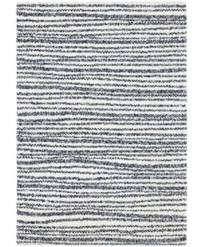 Orian Rugs Closeout Orian Cotton Tail Knitted All Over Neutral Rug In Blue