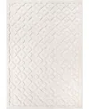 Orian Rugs Orian Crochet Diamond Park 7'10"x10'10" Area Rug In Bone