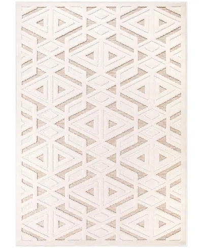 Orian Rugs Orian Crochet Indoor, Outdoor Westgate 7'10" X 10'10" Area Rug In Driftwood