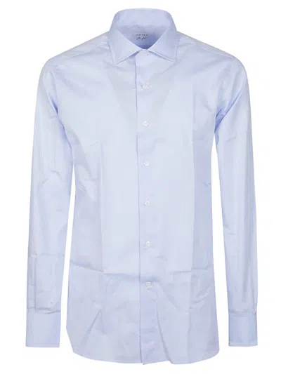 Orian Long Sleeve Slim Shirt In Blue