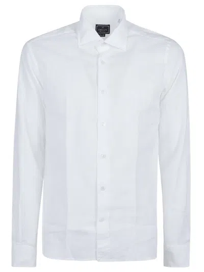 Orian Long Sleeve Slim Shirt In White
